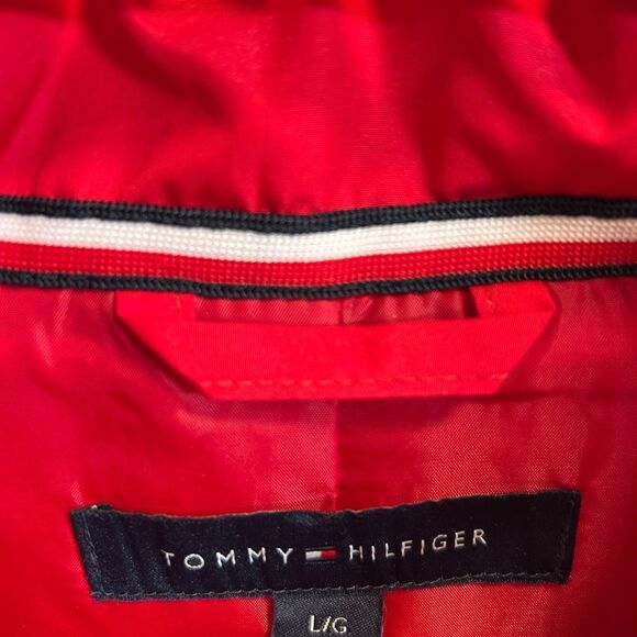 Tommy Hilfiger Vibrant Red Quilted Jacket, Women’s Size Large - Picture 4 of 8